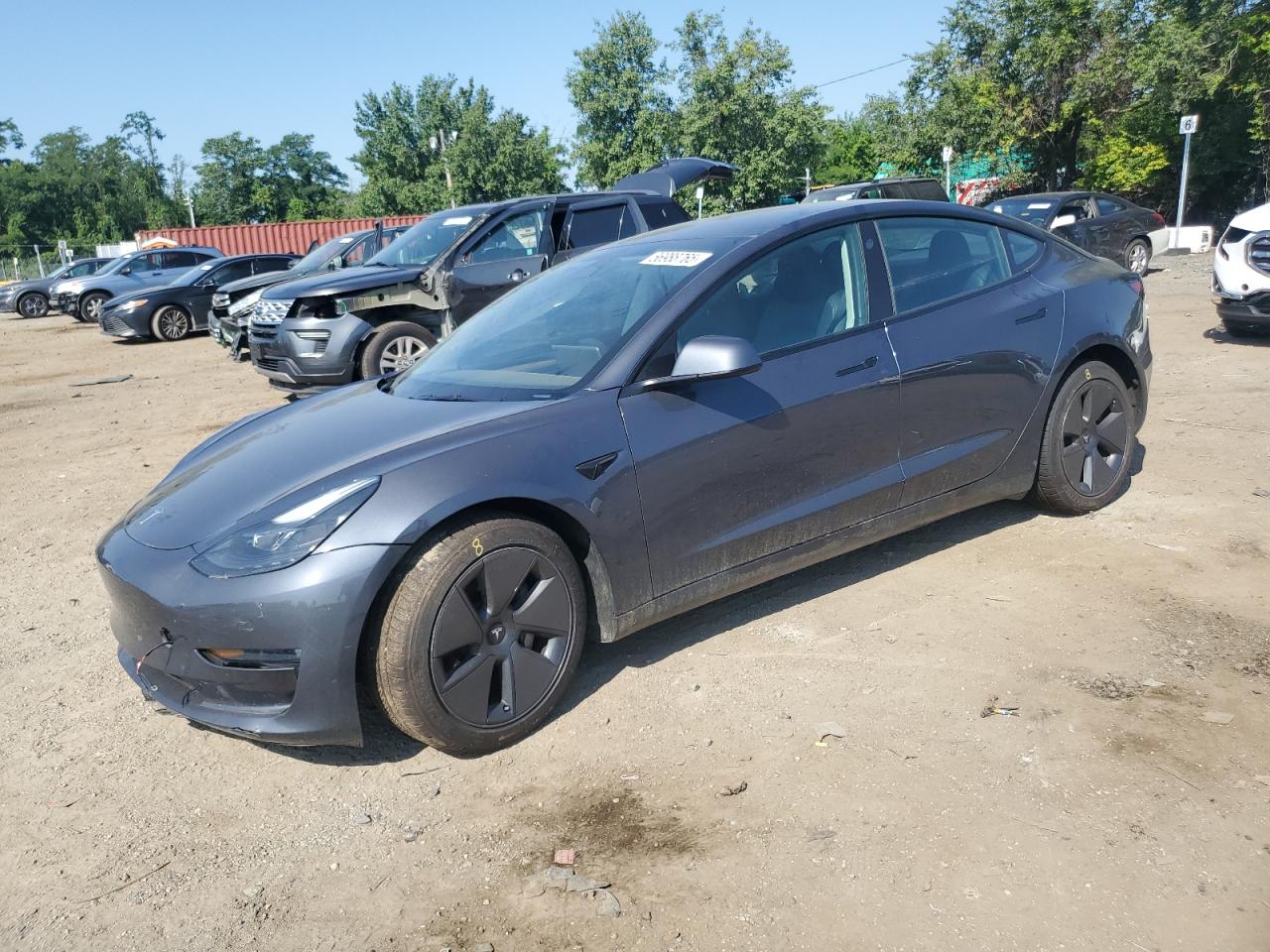 Lot #3298145250 2023 TESLA MODEL 3