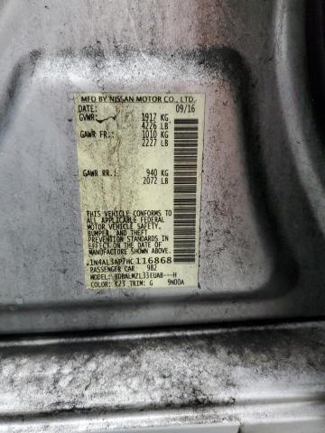 2017 NISSAN ALTIMA 2.5 - 1N4AL3AP7HC116868