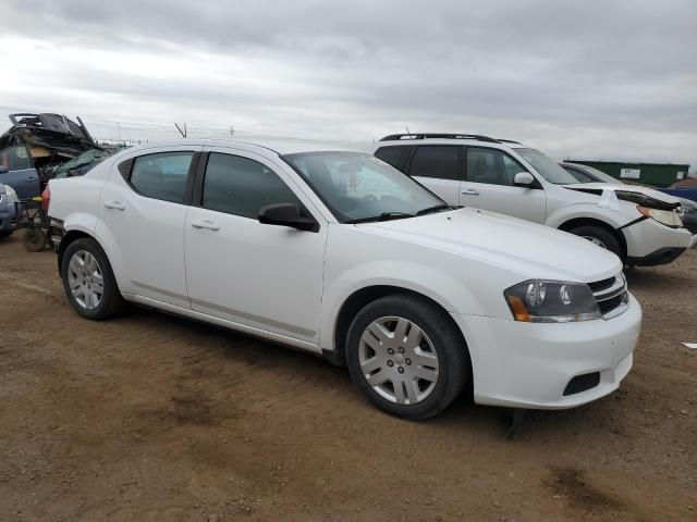 Vin: 1c3cdzabxdn624567, lot: 62018175, dodge avenger se 20134