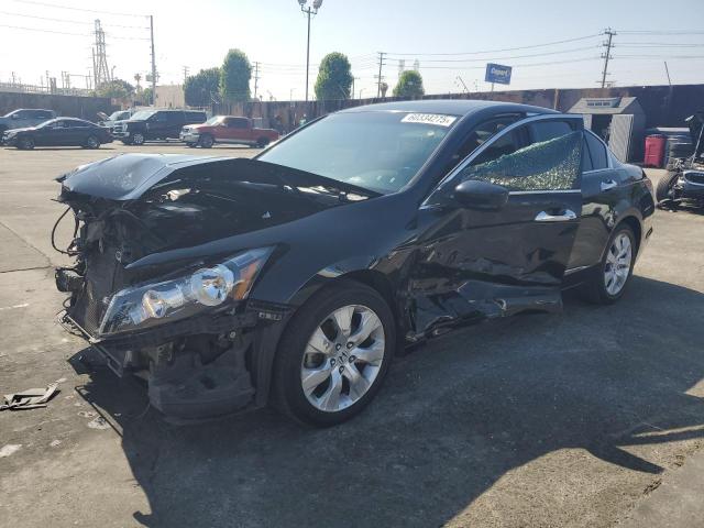 HONDA ACCORD EXL 2009 black  gas 1HGCP36839A049824 photo #1