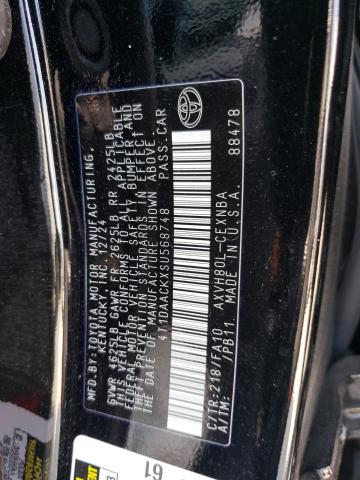 2025 TOYOTA CAMRY XSE - 4T1DAACKXSU568748