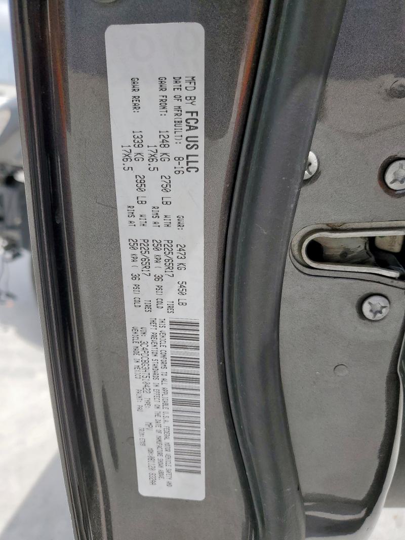 2017 DODGE JOURNEY SX 3C4PDCBG3HT510422