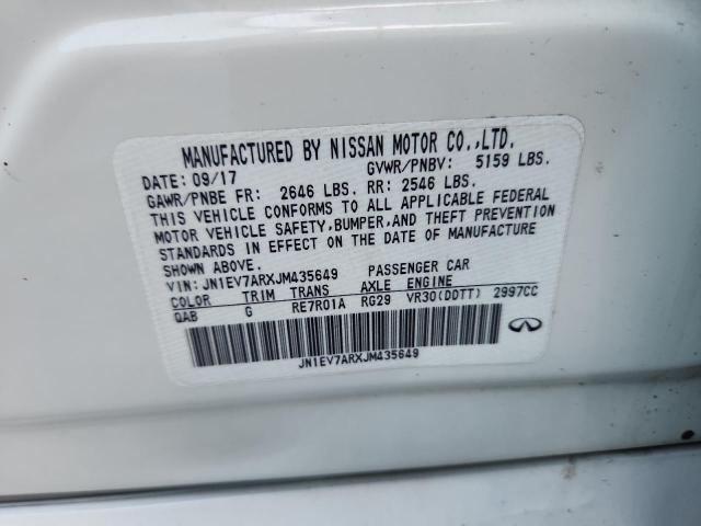 2018 INFINITI Q50 LUXE JN1EV7ARXJM435649