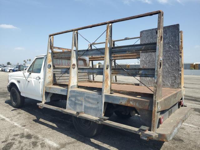 FORD F250 1995 white  gas 1FTHF25Y3SLA40344 photo #3