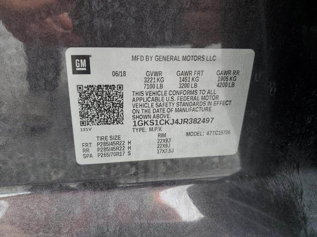 2018 GMC YUKON DENA 1GKS1CKJ4JR382497