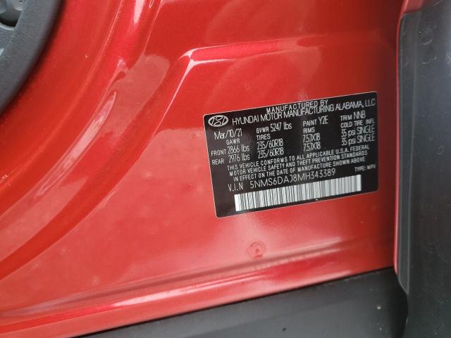 2021 HYUNDAI SANTA FE S - 5NMS6DAJ8MH343389