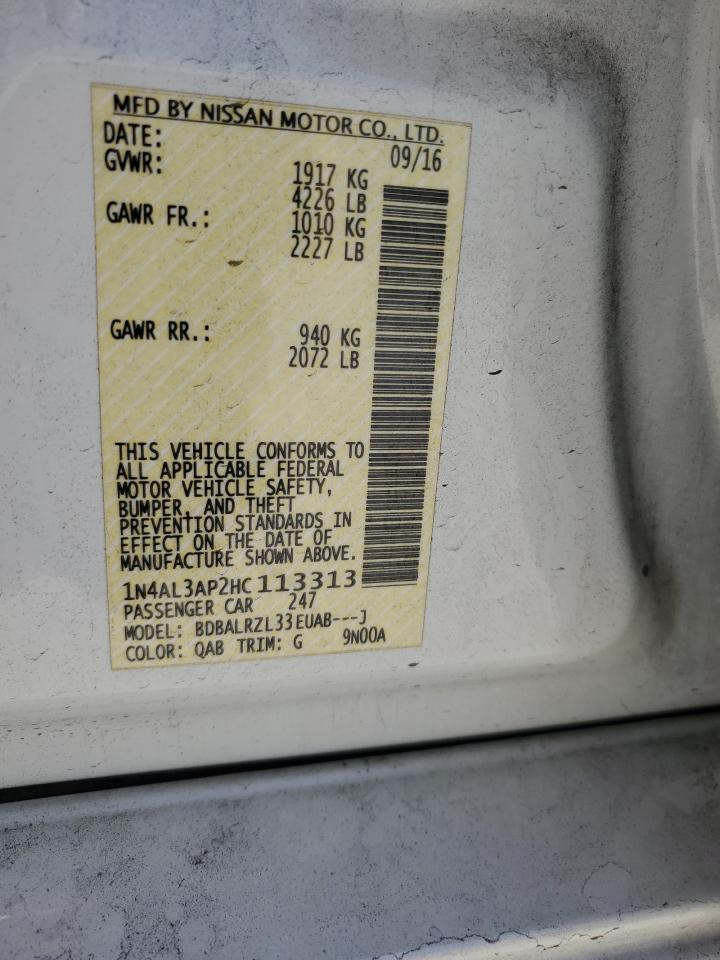 Nissan Altima 2.5 2017