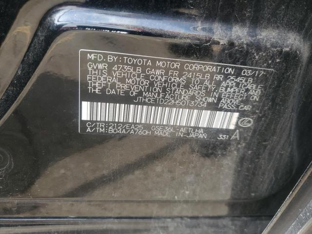 2017 LEXUS IS 350 JTHCE1D22H5013734