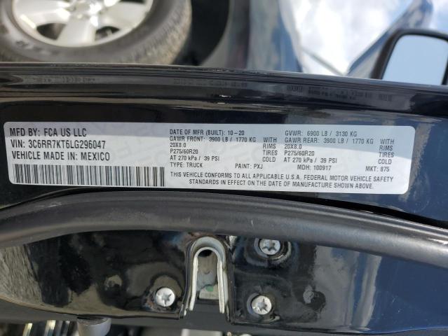 2020 RAM 1500 CLASS - 3C6RR7KT6LG296047