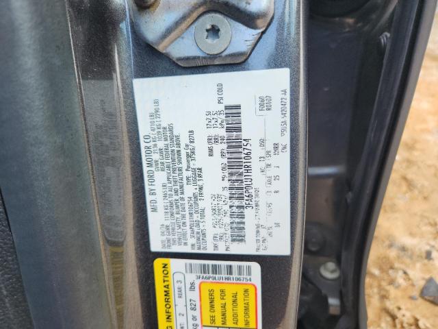 2017 FORD FUSION SE - 3FA6P0LU1HR106754