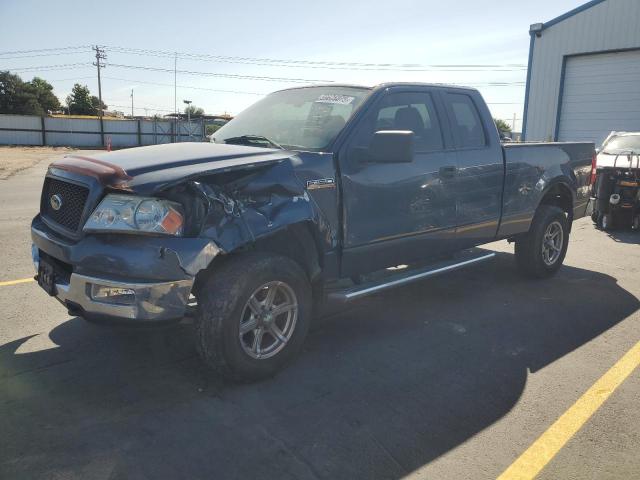 FORD F150 2005 blue  gas 1FTPX14535NB48627 photo #1