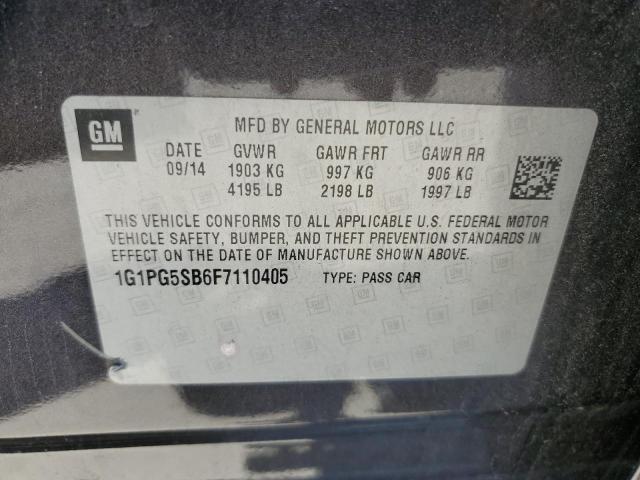 2015 CHEVROLET CRUZE LTZ 1G1PG5SB6F7110405
