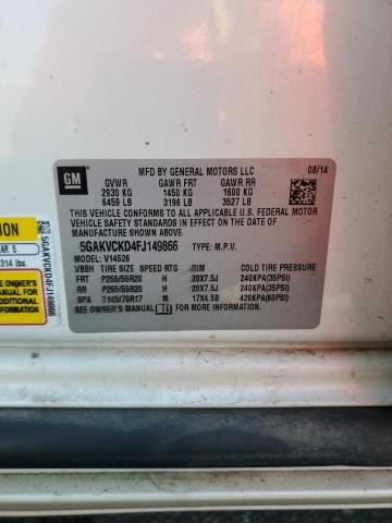 2015 BUICK ENCLAVE - 5GAKVCKD4FJ149866