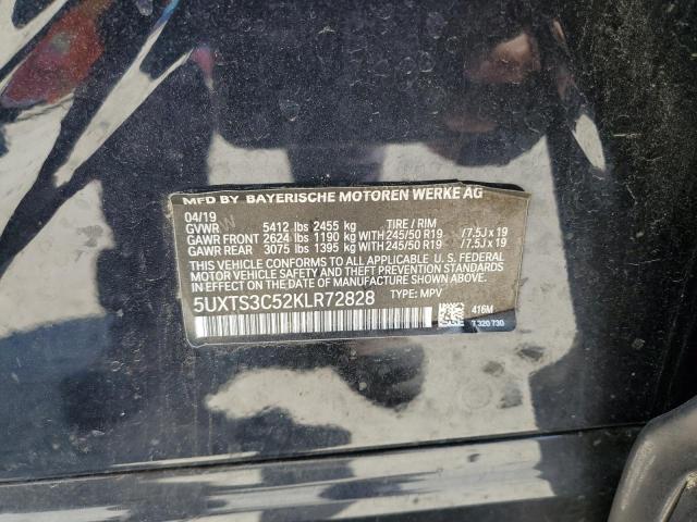 2019 BMW X3 XDRIVEM 5UXTS3C52KLR72828