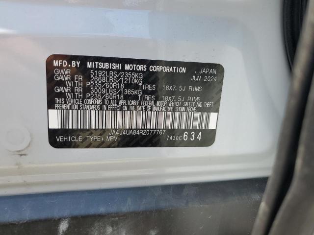 2024 MITSUBISHI OUTLANDER JA4J4UA84RZ077767