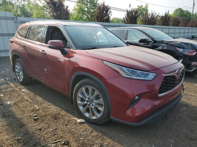 Vin: 5tdyarah6ms505536, lot: 59870095, toyota highlander hybrid limited 20214