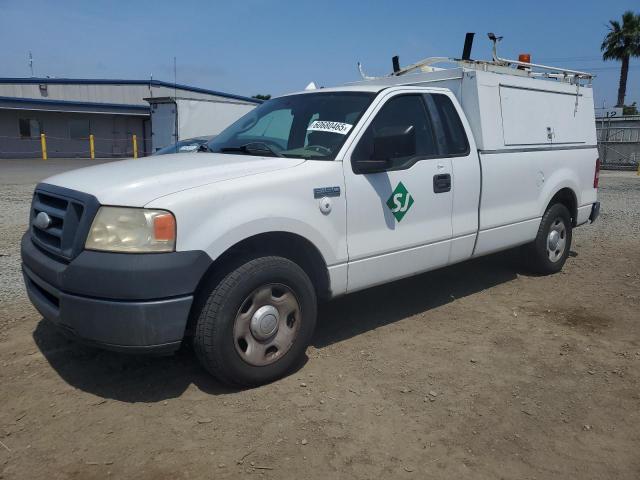 FORD F150 2008 white  gas 1FTRF12268KB87688 photo #1
