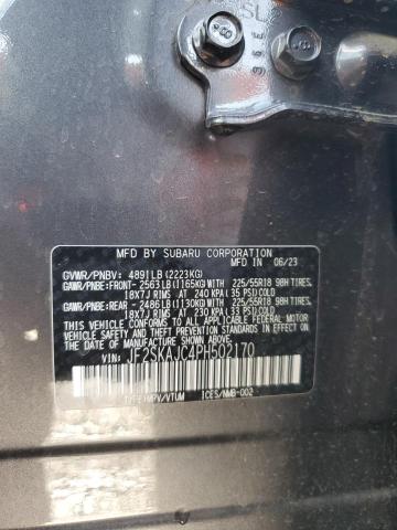 2023 SUBARU FORESTER S JF2SKAJC4PH502170