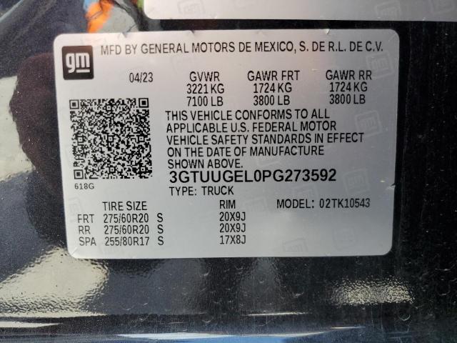2023 GMC SIERRA K1500 DENALI 3GTUUGEL0PG273592