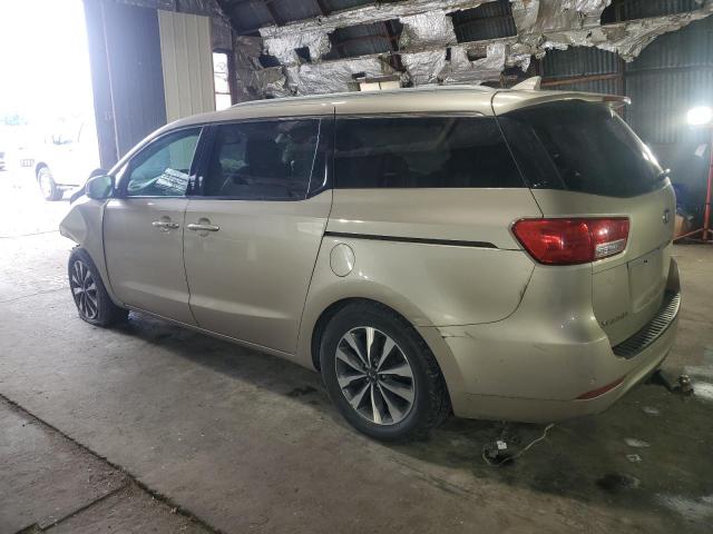 KIA SEDONA EX 2015 tan  gas KNDMC5C18F6019637 photo #3