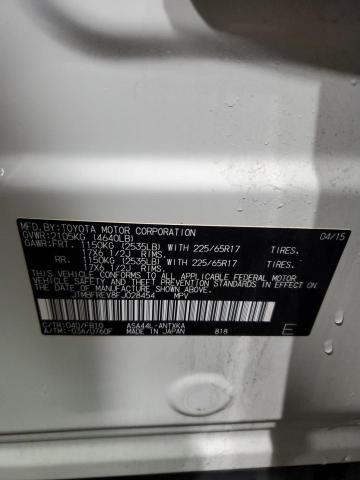 2015 TOYOTA RAV4 LE - JTMBFREV8FJ028454