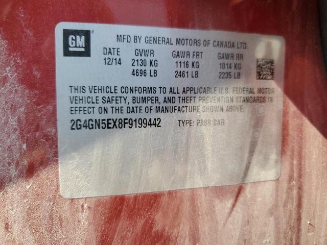 2015 BUICK REGAL PREM 2G4GN5EX8F9199442