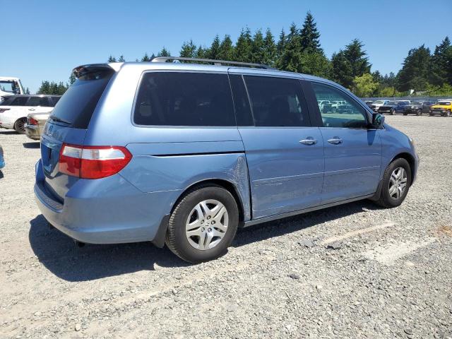 HONDA ODYSSEY EX 2007 blue  gas 5FNRL38767B052326 photo #4