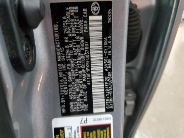 2015 TOYOTA CAMRY LE - 4T1BF1FK9FU057607