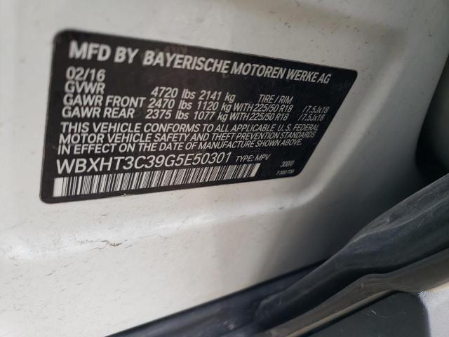 2016 BMW X1 XDRIVE2 - WBXHT3C39G5E50301