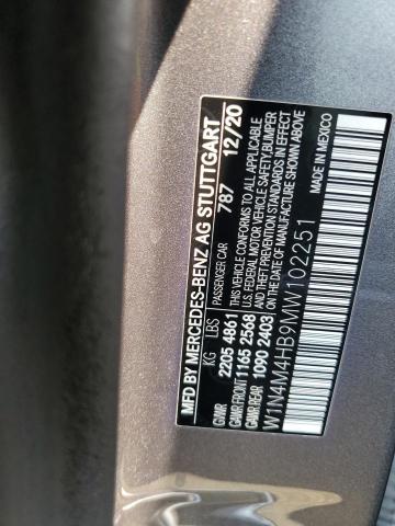 2021 MERCEDES-BENZ GLB 250 4M W1N4M4HB9MW102251