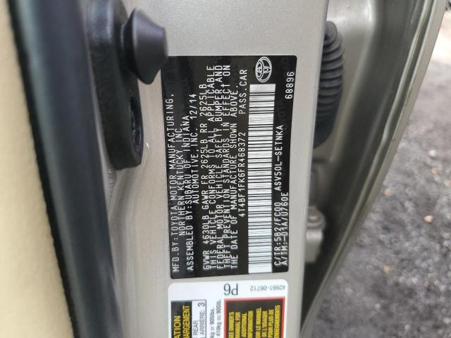 2015 TOYOTA CAMRY LE - 4T4BF1FK6FR468372