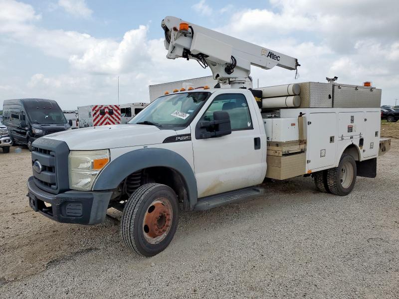 FORD F450 2012 white  gas 1FDUF4GYXCEC78510 photo #4