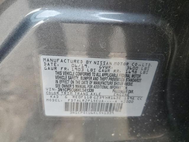 2019 NISSAN KICKS S - 3N1CP5CU6KL541339