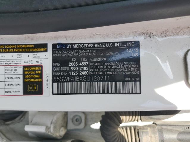 2016 MERCEDES-BENZ C 300 - 55SWF4JBXGU128711