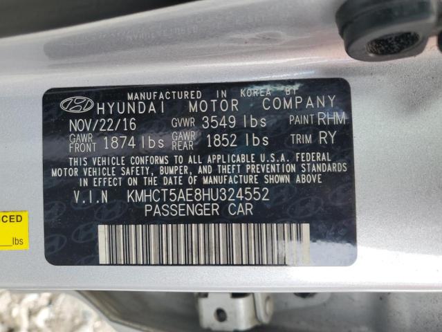 2017 HYUNDAI ACCENT SE KMHCT5AE8HU324552