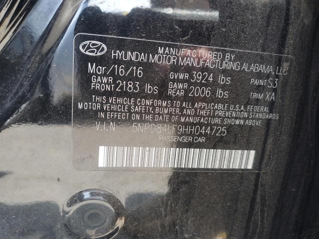 2017 HYUNDAI ELANTRA SE - 5NPD84LF9HH044725