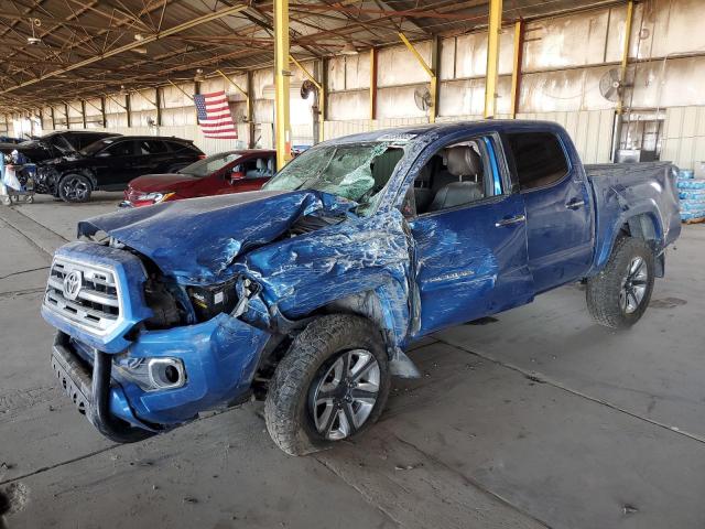 TOYOTA TACOMA DOU 2017 blue  gas 3TMGZ5AN9HM082346 photo #1