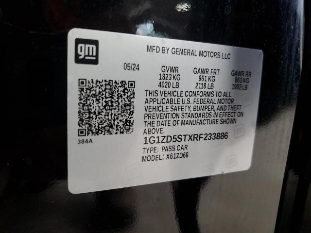 2024 CHEVROLET MALIBU LT - 1G1ZD5STXRF233886
