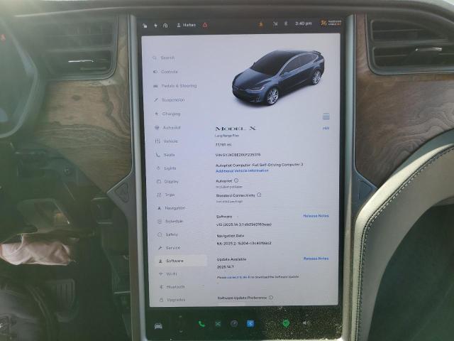 2020 TESLA MODEL X 5YJXCBE20LF235015