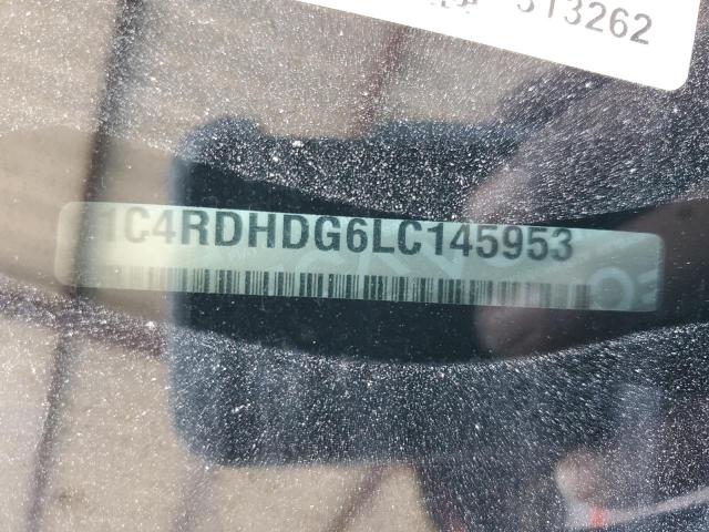 2020 DODGE DURANGO GT 1C4RDHDG6LC145953