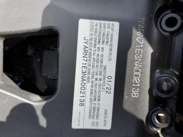 2022 YAMAHA MT09 JYARN71E3NA002138