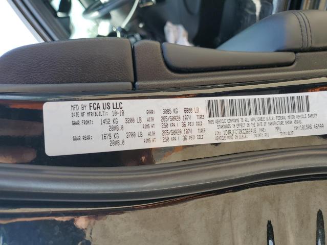 2019 JEEP GRAND CHER - 1C4RJFCT2KC562416