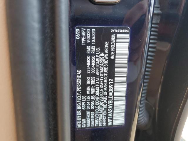 2020 PORSCHE CAYENNE - WP1AA2AY8LDA08912