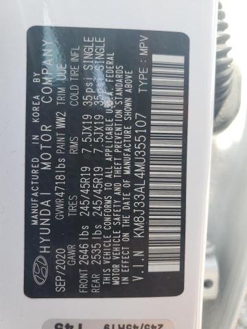 2021 HYUNDAI TUCSON LIM - KM8J33AL4MU355107
