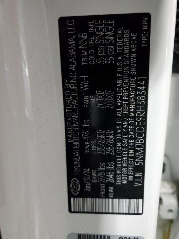 2024 HYUNDAI TUCSON SEL - 5NMJBCDE9RH383441