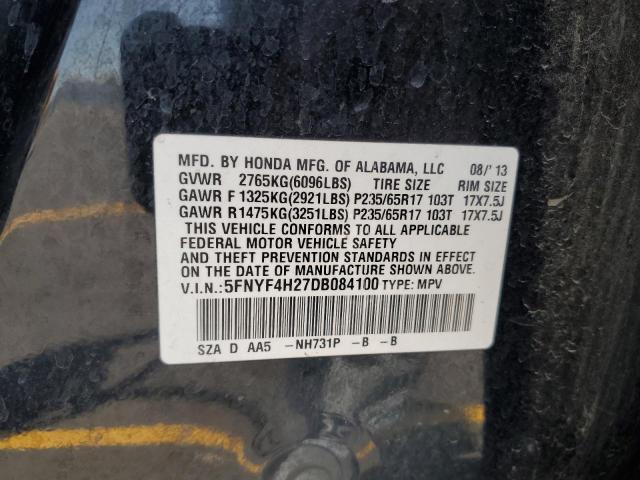 5fnyf4h27db084100 - 2013 Honda Pilot Lx - #62099595