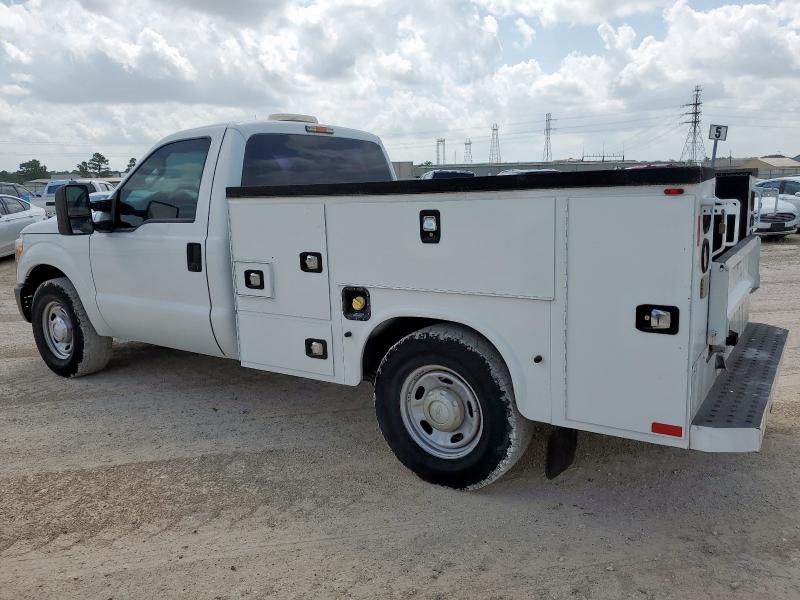 FORD F250 SUPER 2015 white pickup gas 1FDBF2A62FEC80999 photo #3