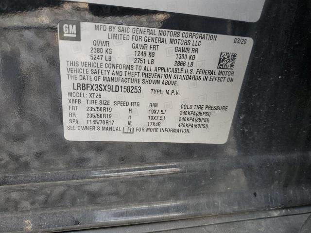 2020 BUICK ENVISION P LRBFX3SX9LD158253