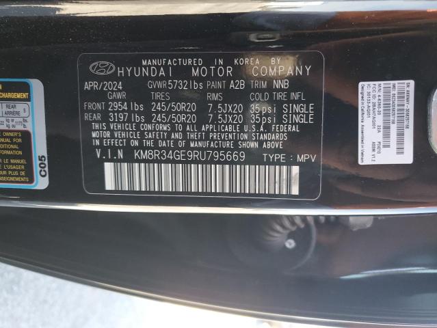 2024 HYUNDAI PALISADE X KM8R34GE9RU795669