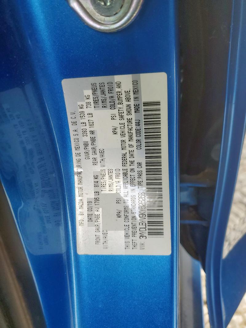 2019 TOYOTA YARIS L 3MYDLBYV9KY526268
